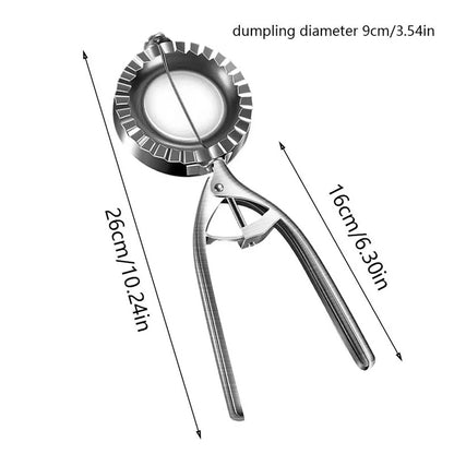 Stainless Steel Dumpling Maker with Handle - 304 Food-Grade Material