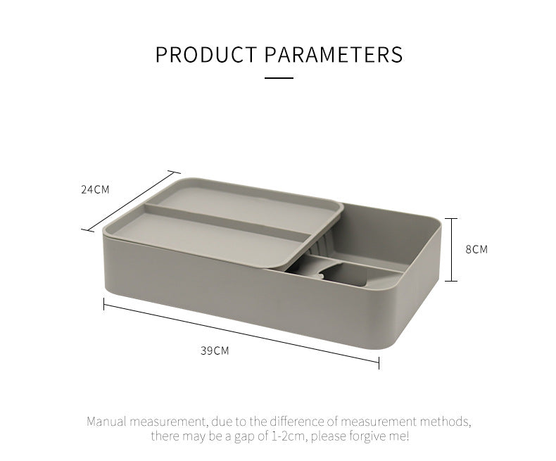 Kitchen Tableware Rack - Non-Punching Installation, Gray