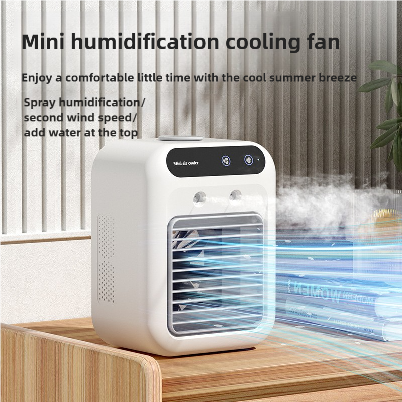 Portable Mini Air Cooler L7 with 500ml Water Tank and Humidifier Function