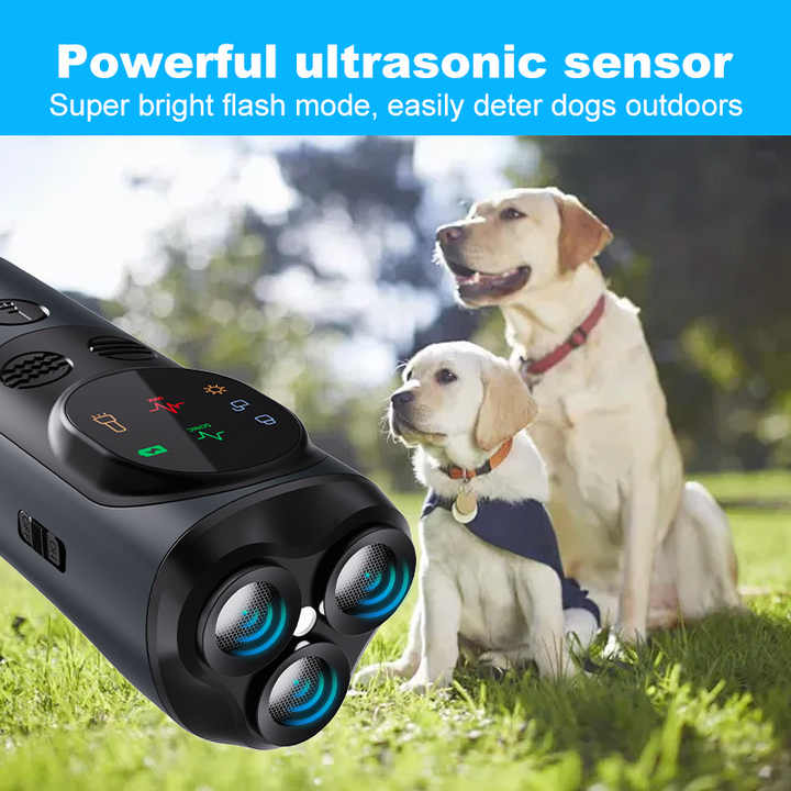 Ultrasonic Dog Repeller – High-Power, Flash Mode, Effective Outdoor Use for Controlling Aggressive Dogs