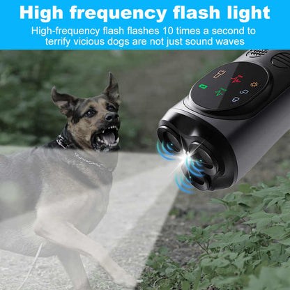 Ultrasonic Dog Repeller – High-Power, Flash Mode, Effective Outdoor Use for Controlling Aggressive Dogs