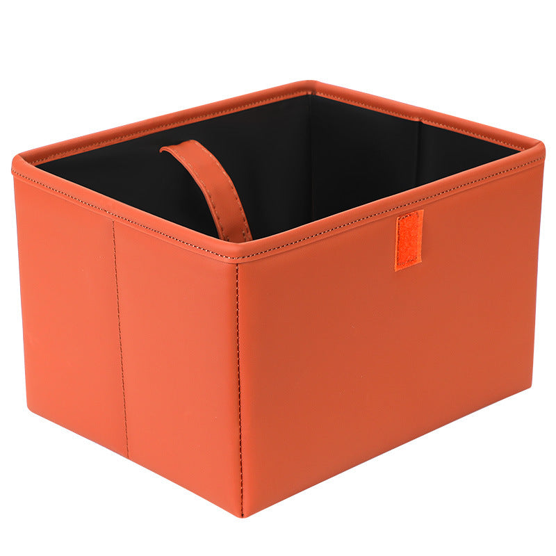 Black Foldable Car Trash Bin and Storage Box - 23x17x15cm, Space-Saving, Convenient Design