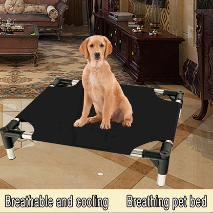 S Breathable and Cooling Elevated Pet Bed - Perfect for Dogs, Provides Comfort and Airflow