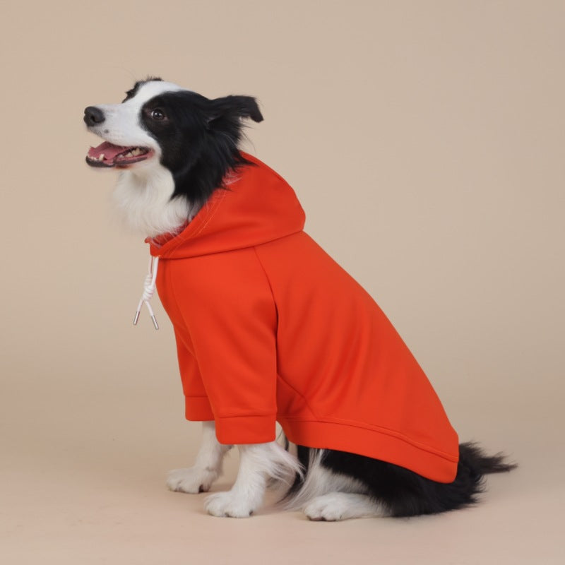 7XL Black Cute Dog Hoodie with Adjustable Drawstring - Available in Various Sizes