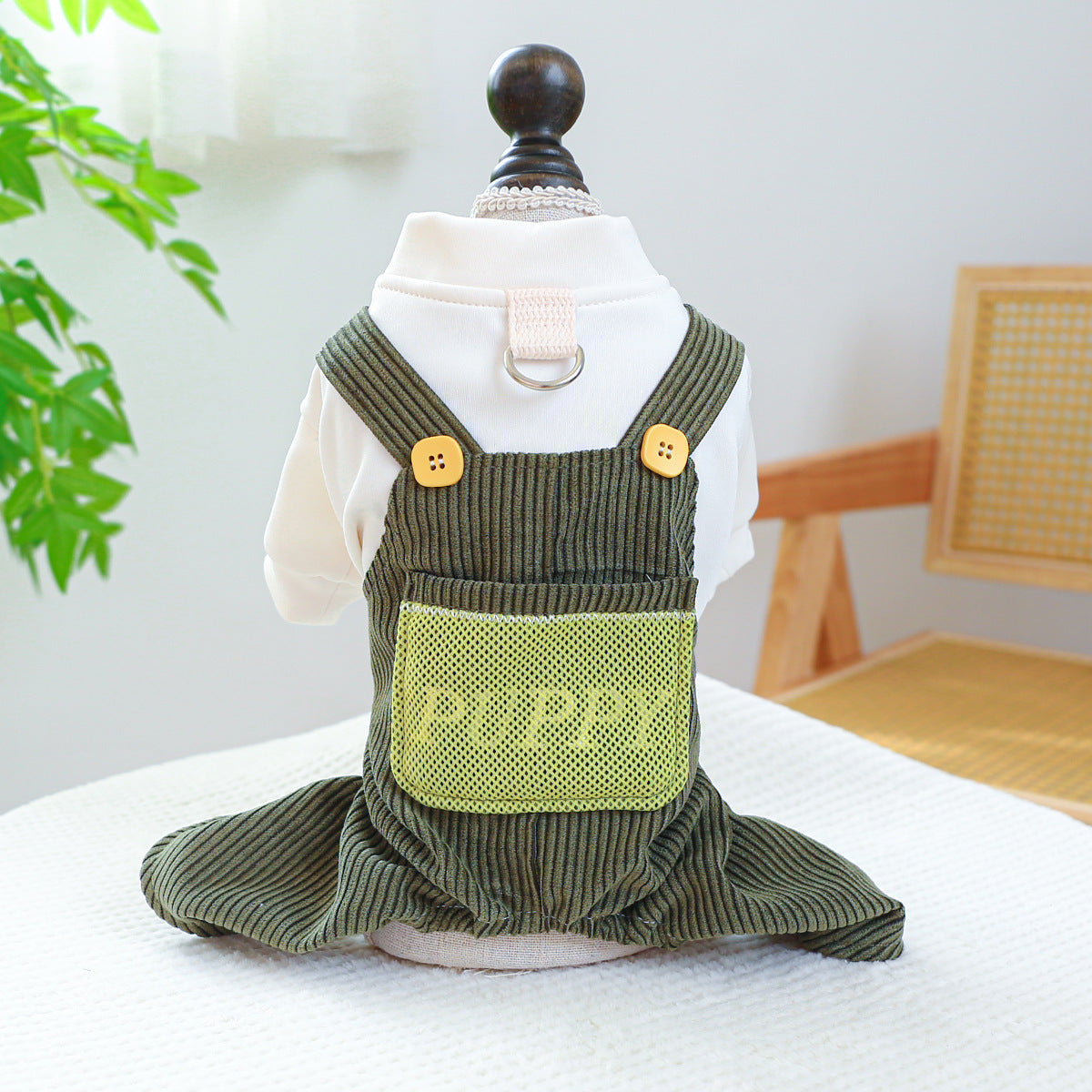 XS Puppy Cute Four-Legged Dog Clothes - Spring/Summer Pet Outfit, Soft & Breathable