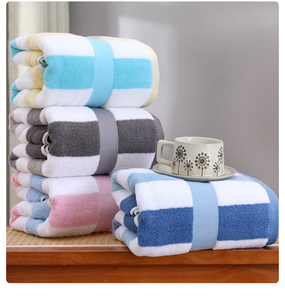 Emerald Ultra-Absorbent Long-Fiber Cotton Large Bath Towel- Perfect for Home, Hotel, and Beauty Salons 140cm*70cm