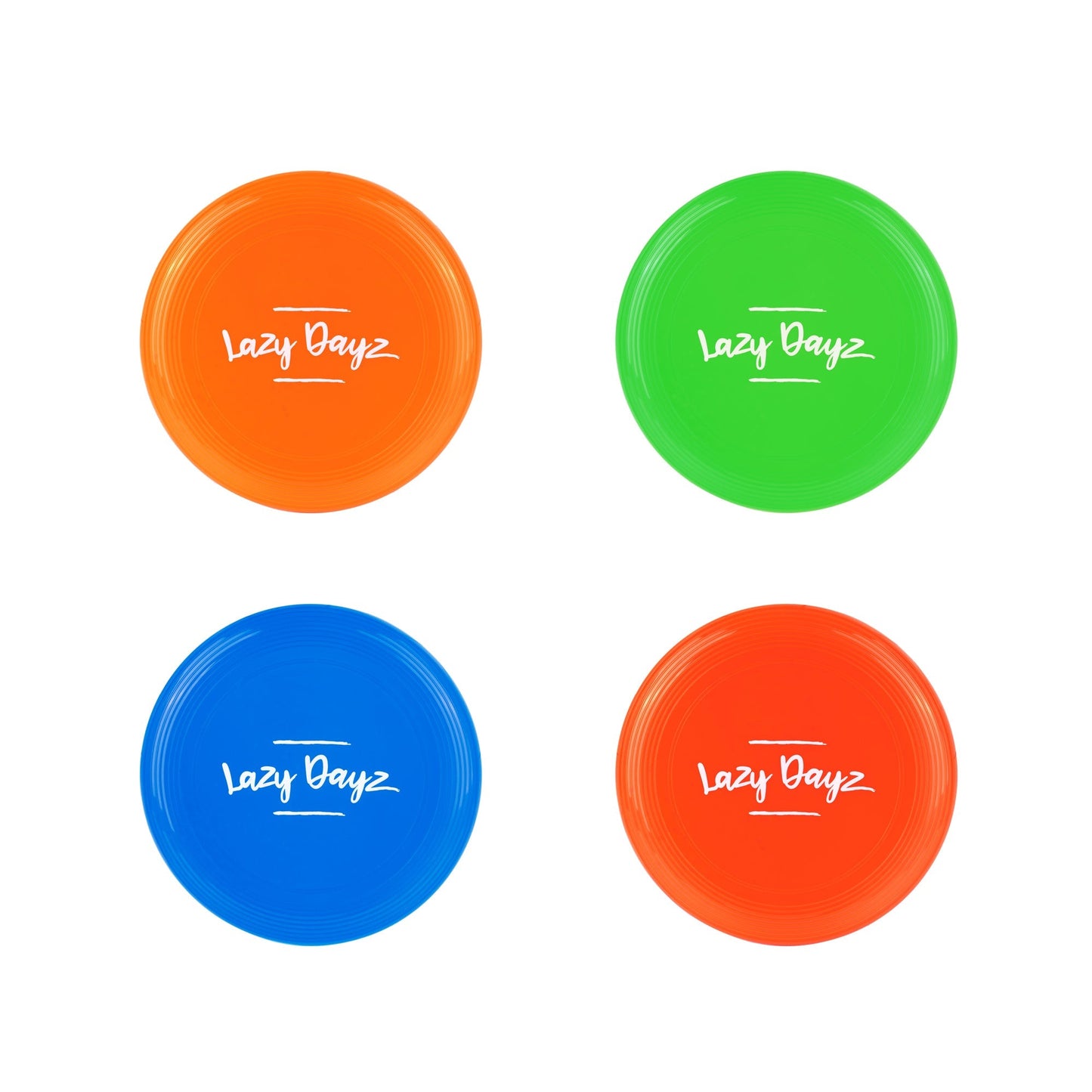 28cm Lazy Dayz Jumbo Neon Beach Frisbee - Orange