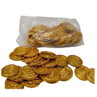 Pirate golden coins