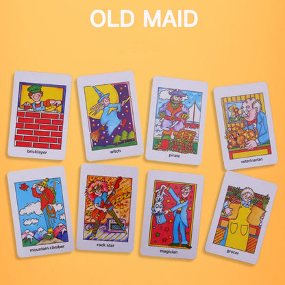 Crazy Eight Hearts Old Maid Fish Educational children card games - Old Maid