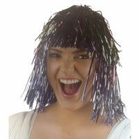 Tinsel wig-multi colours