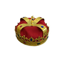 Deluxe Kings or Queens Crown Hat with Gems