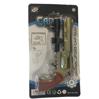 8 shots toy cap gun with 144 free caps - Black
