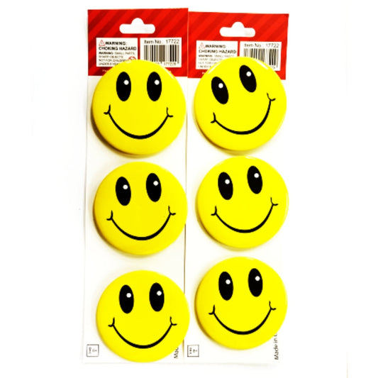 Smiley face badges - Medium 3.9cm