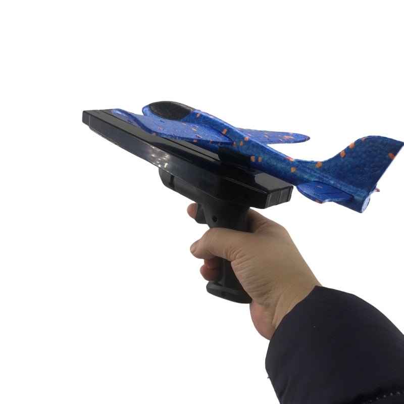 2x Ejection Foam Plane Toy Outdoor Sport with Light Safe for Children Birthday Gift