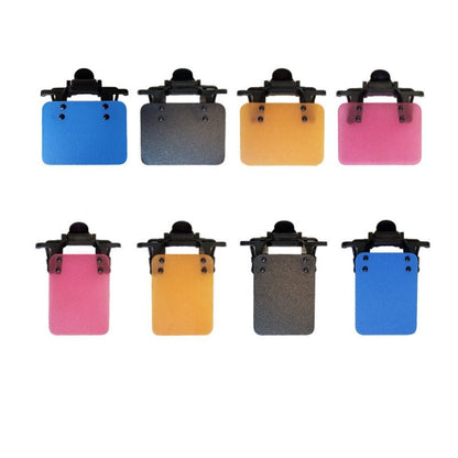 ISSF Flip-Up Eyeshield Sport Shooting Eye Shield Aim Blocker Targeting Sight Cover Blinding - Black-Horizontal 4x3cm