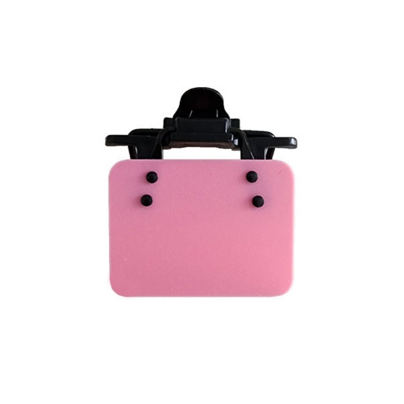 ISSF Flip-Up Eyeshield Sport Shooting Eye Shield Aim Blocker Targeting Sight Cover Blinding - Pink-Vertical 3x4cm
