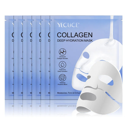 bio collagen mask deep hydration mask 34g ea x 6 pcs