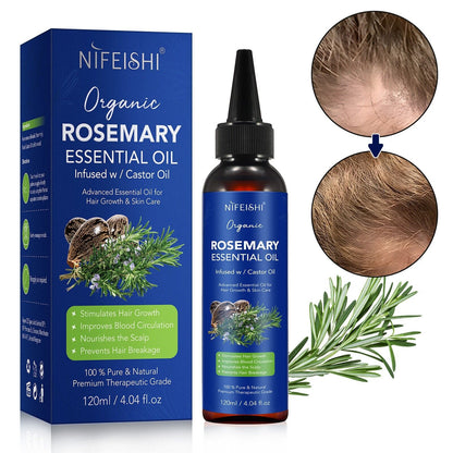 nifeishi organic rosemary essential oil 120 ml