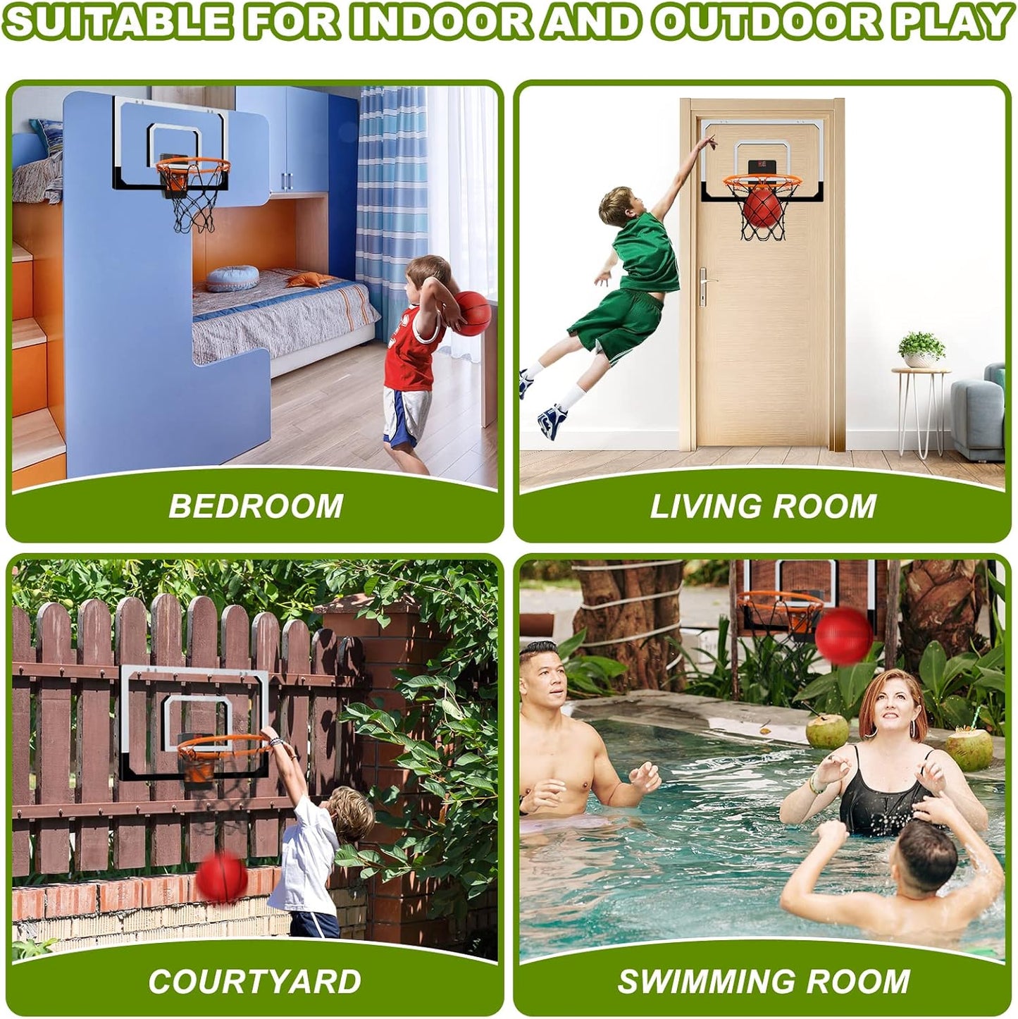 Basketball Hoop Mini Hoop With Digital Scoreboard