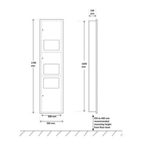 3-in-1 Washroom Recessed Panel