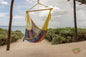 Mayan Legacy Extra Large Outdoor Cotton Mexican Hammock Chair in Confeti Colour