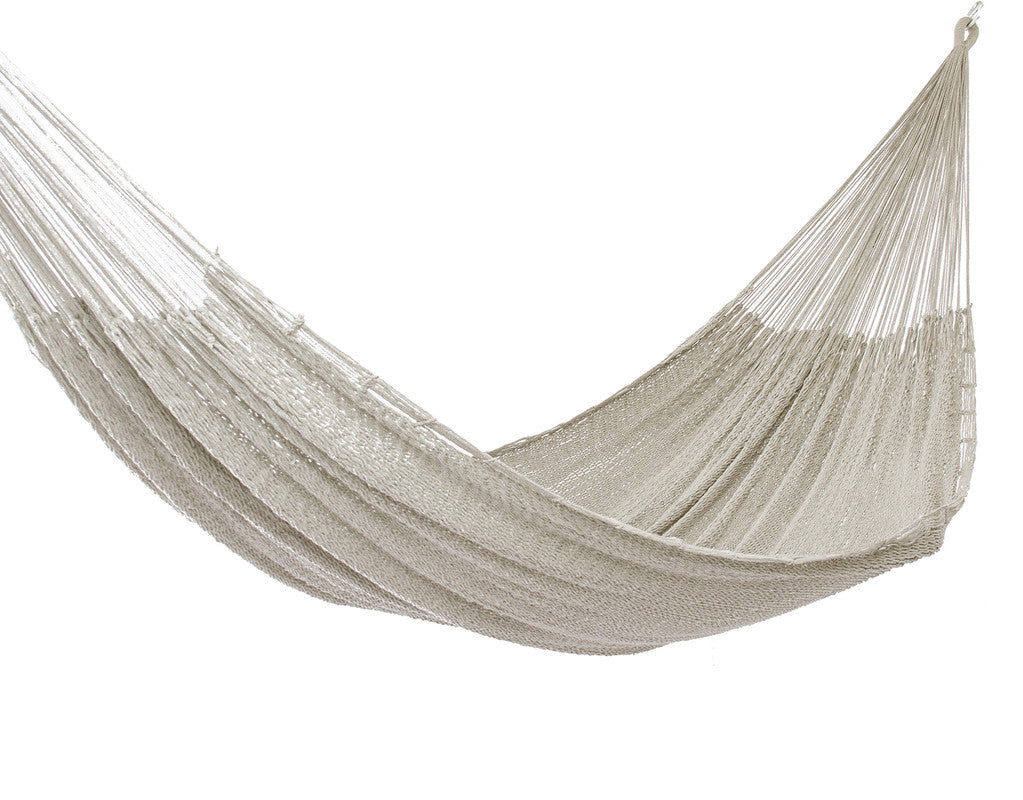 Outdoor undercover cotton Mayan Legacy hammock King size Marble