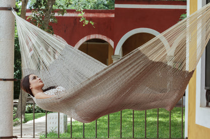 Outdoor undercover cotton Mayan Legacy hammock King size Dream Sands