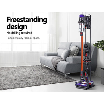 Artiss Freestanding Dyson Vacuum Cleaner Stand for V6 7 8 10 11 Black