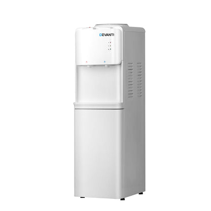 Devanti Water Cooler Dispenser Stand 22L White - Hot & Cold