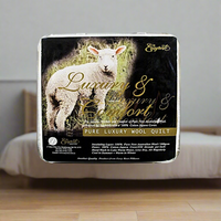 Easyrest 500GSM Winter Weight Australian Made Washable Wool Quilt Queen