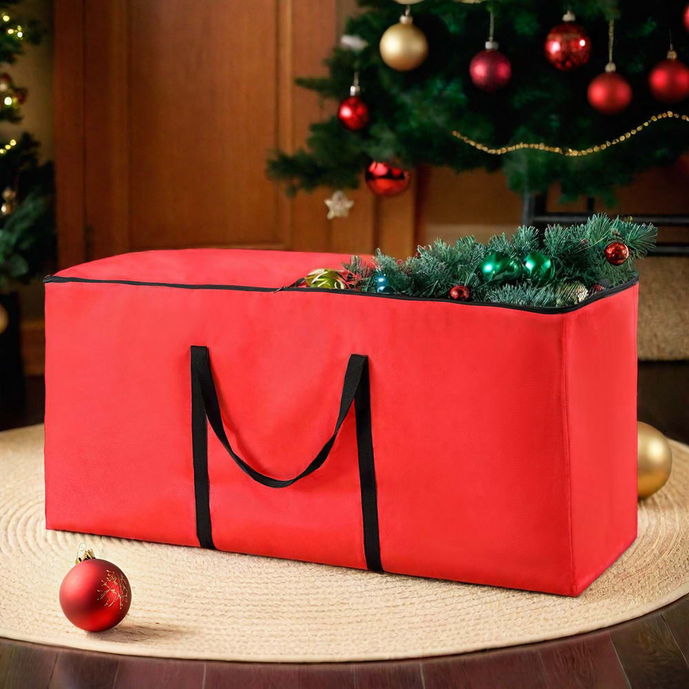 Jingle Jollys Christmas Tree Storage Bag Fits Up to 8ft Tree Xmas Bag Red