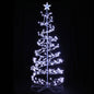 Jingle Jollys Christmas Tree 1.8M 6FT LED Xmas Decoration Cold White Lights