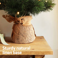 Jingle Jollys Christmas Tree 60CM Mini Tabletop 8 Light Modes Timer Xmas Tree