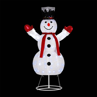 Jingle Jollys Christmas Lights 200 LED 175cm Fairy Light Snowman Decorations