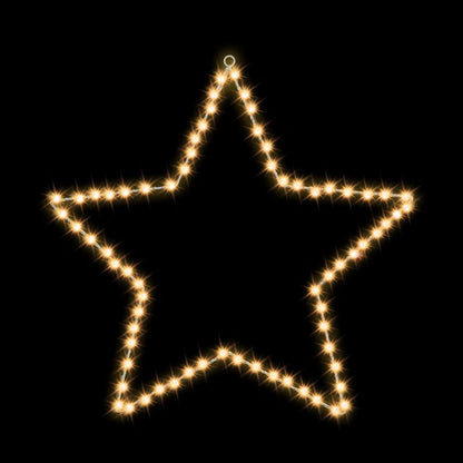 Jingle Jollys Christmas Lights 50cm Star 70 LED Xmas Decorations