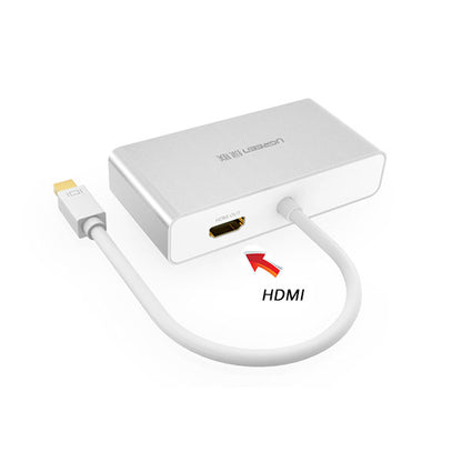 UGREEN 3-in-1 Mini DisplayPort to HDMI&VGA&DVI converter - white (10438)