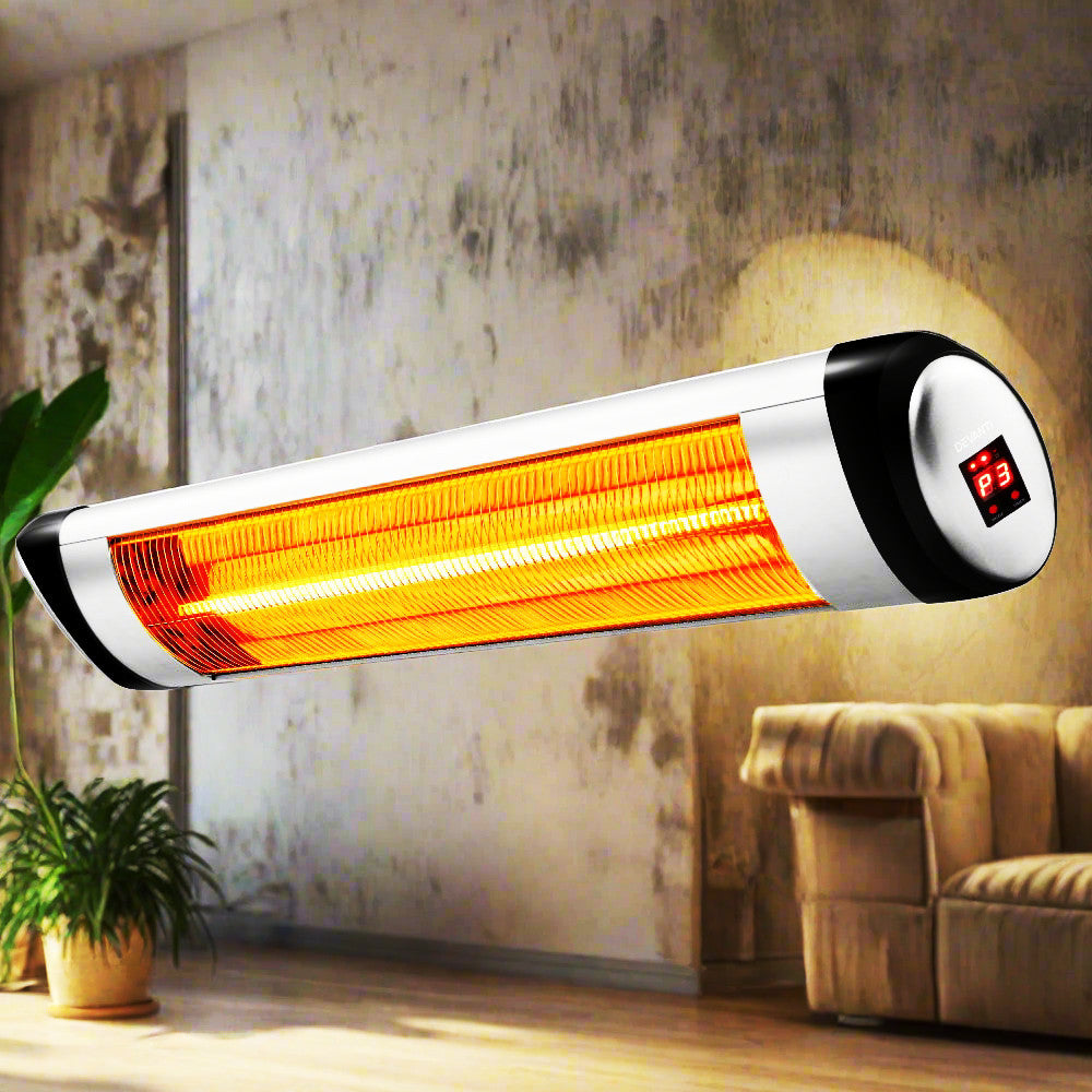 Devanti Electric Strip Heater Radiant Heaters 2000W