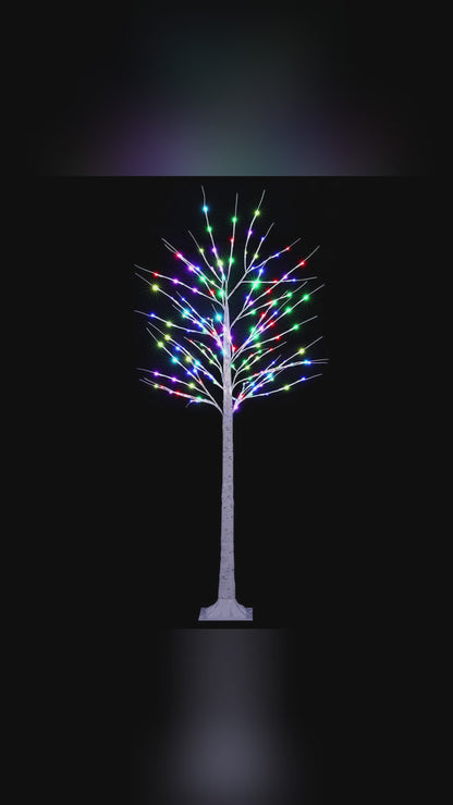 Jingle Jollys Christmas Tree 1.7m Twigs 120 RGB LED Lights Xmas Trees Decoration