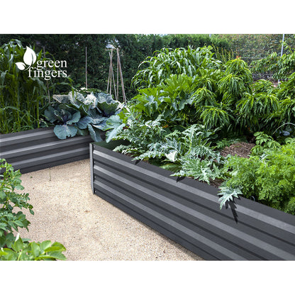 Greenfingers Garden Bed 150x90cm Planter Box Raised Container Galvanised Steel