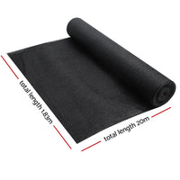Instahut 50% Shade Cloth 1.83x20m Shade Cloth Sail Heavy Duty Shadecloth Garden Mesh Roll BK