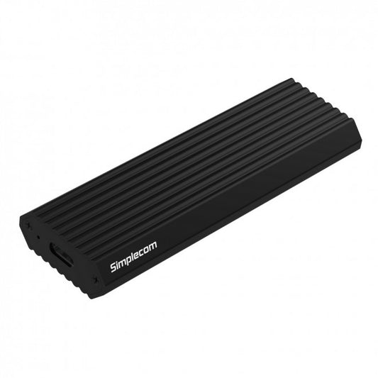 SIMPLECOM SE513 NVMe PCIe (M Key) M.2 SSD to USB 3.1 Gen 2 Type C Enclosure 10Gbps - Black