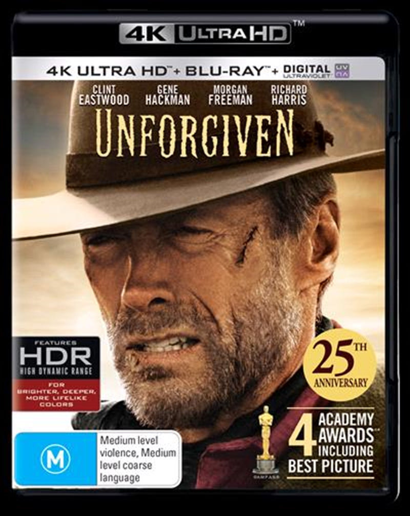 Unforgiven - 25th Anniversary Edition | Blu-ray + UHD + UV UHD