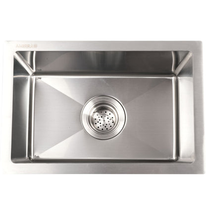 AMIRRA Kitchen Stainless Steel Sink 450mm x 300mm (Silver) AMR-KS-104-LH