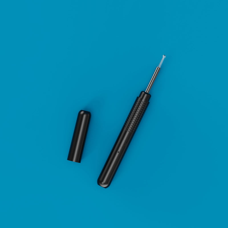 GOMINIMO Ear Wax Removal Ear Cleaner with Camera (Black)