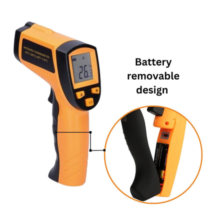 RYNOMATE Non-Contact Digital Laser -50℃~550℃ Temperature Gun with Adjustable Emissivity