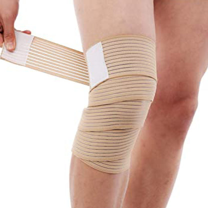 1st Care 12PCE Elastic Compression Strap Knee Supports Adjustable 7 x 90cm