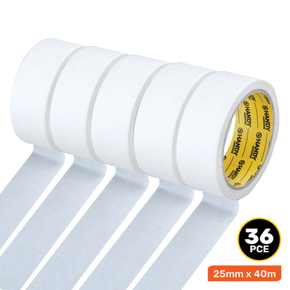 Handy Hardware 36PCE 40m Masking Tape Cream Instant Multipurpose Adhesion