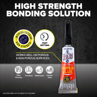Handy Hardware 252PCE Super Glue Quick Dry High Strength Interior/Exterior 3g
