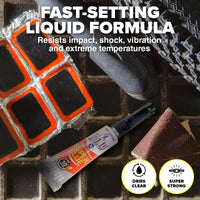 Handy Hardware 252PCE Super Glue Quick Dry High Strength Interior/Exterior 3g