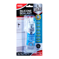 Handy Hardware 24PCE Silicone Sealant Gap Filler Paintable High Strength 70ml